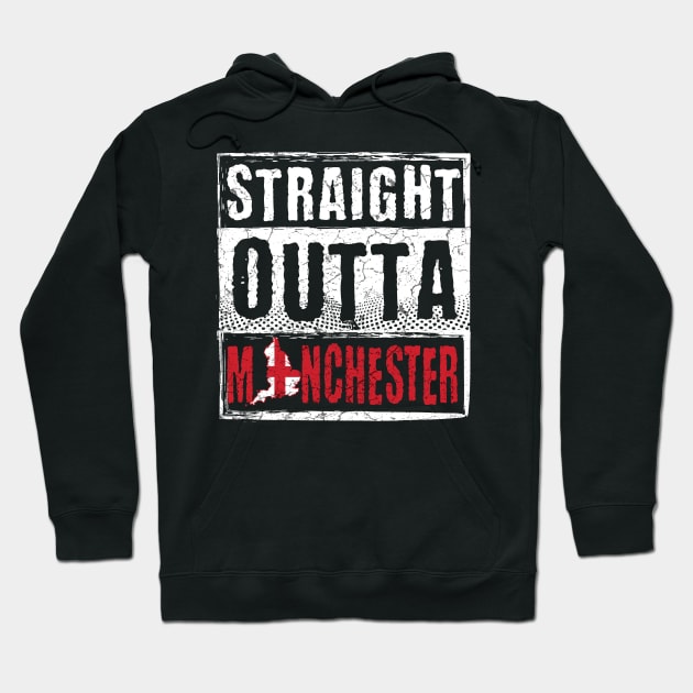 Straight Outta Manchester Hoodie by Mila46